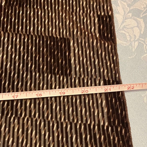 Brown Patterned Scarf - Picture 5 of 10